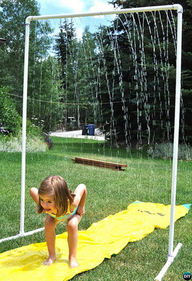 DIY Sprinkler For Kids
 20 PVC Pipe DIY Projects For Kids Fun