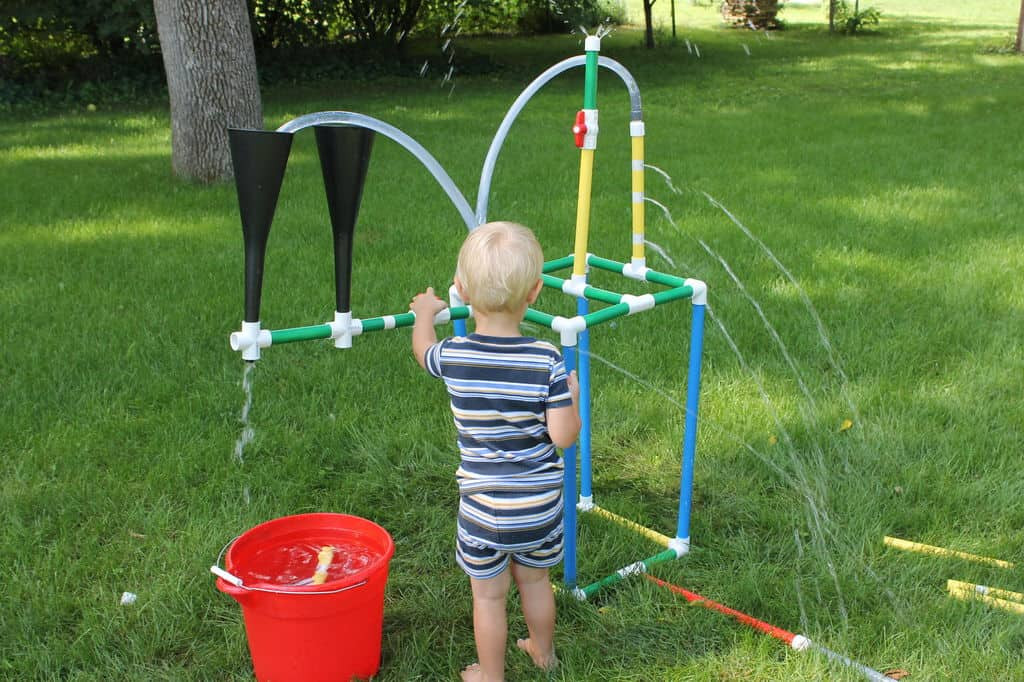 DIY Sprinkler For Kids
 DIY Sprinkler and Slip n Slide Setups for Summer