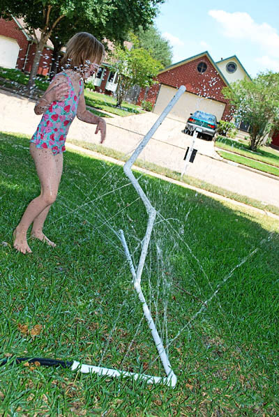 DIY Sprinkler For Kids
 Homemade Sprinklers Crafts for Kids Clumsy Crafter