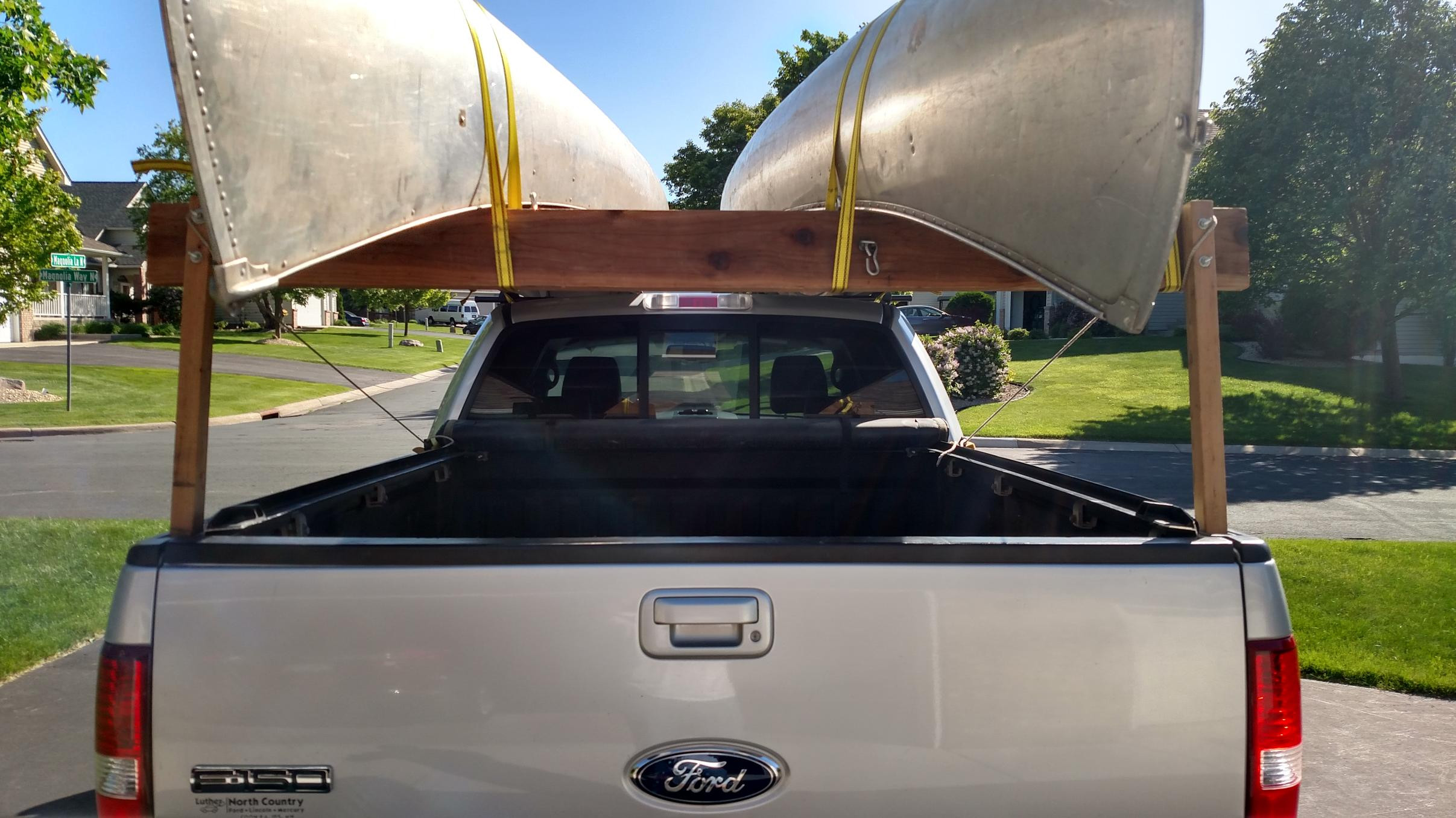DIY Stake Pocket Truck Rack
 BWCA DIY Pickup Rack Boundary Waters Listening Point