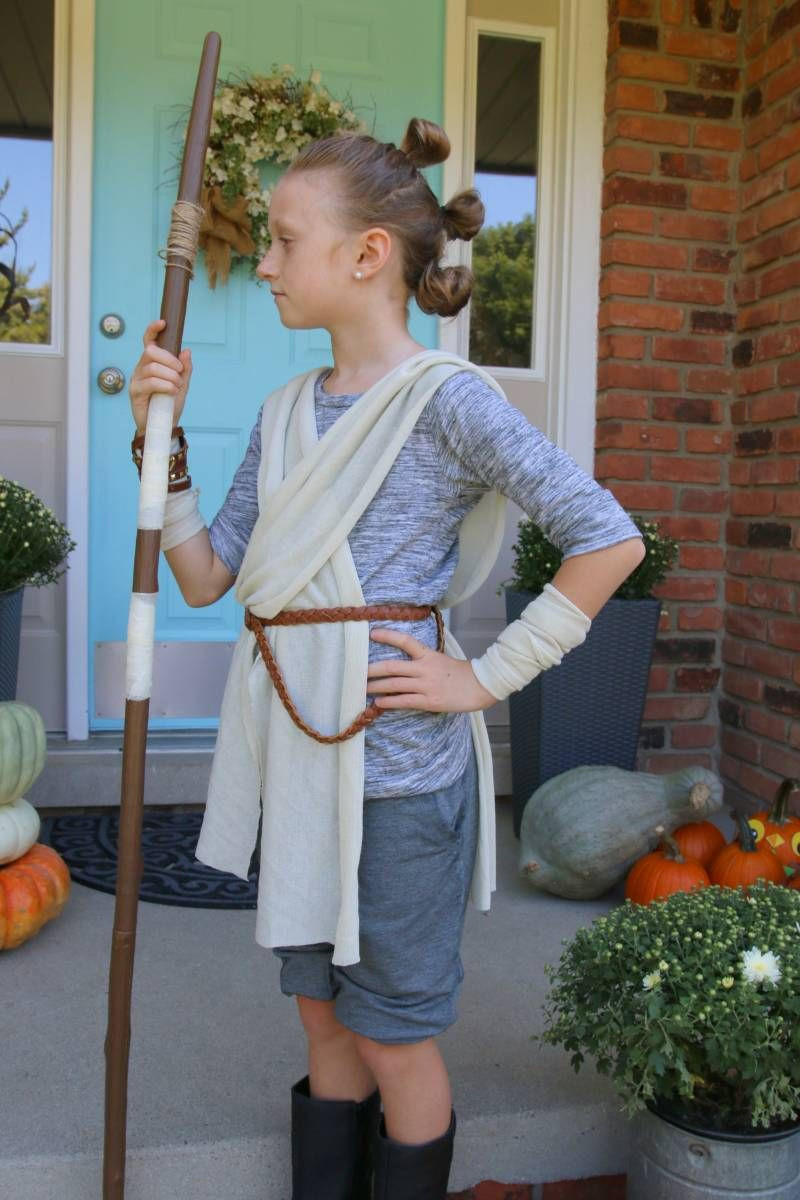 DIY Star Wars Costumes For Kids
 DIY Rey Costume to make meday