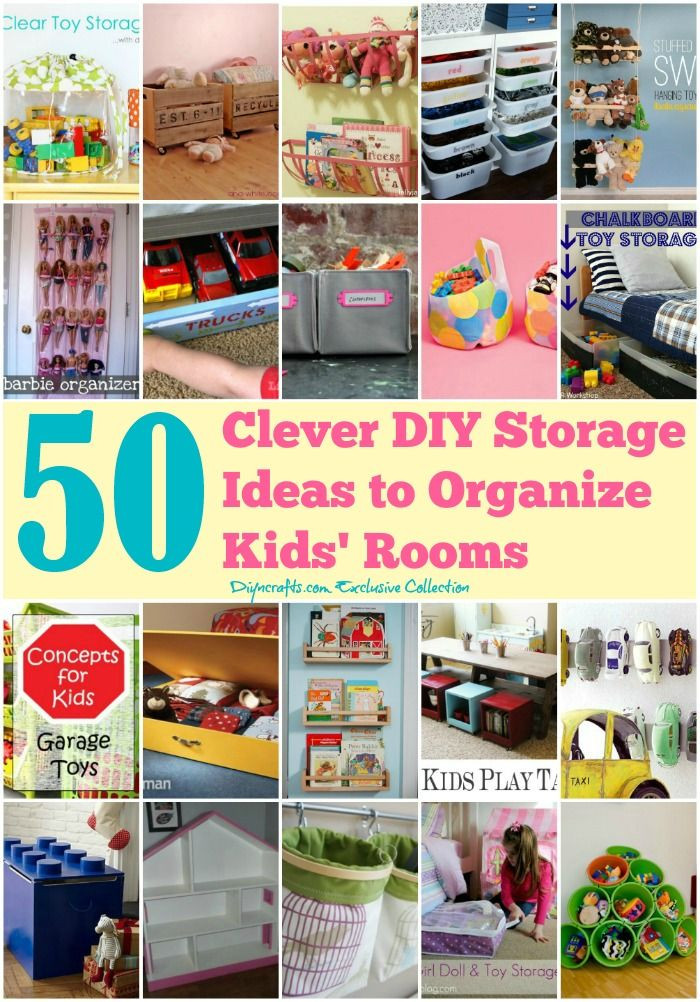 Diy Storage Ideas For Kids Rooms
 50 Clever DIY Storage Ideas to Organize Kids Rooms
