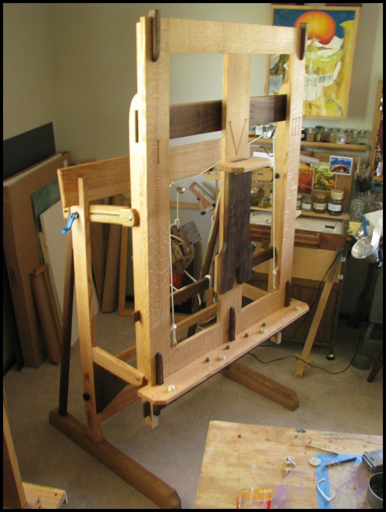 DIY Studio Rack Plans
 Build Woodworking Plans Artists Easel DIY wine rack plans