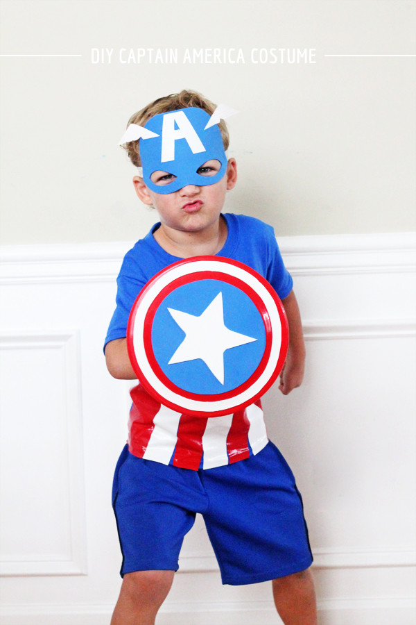 DIY Superhero Costume For Kids
 DIY Captain America Costume with PB Kids