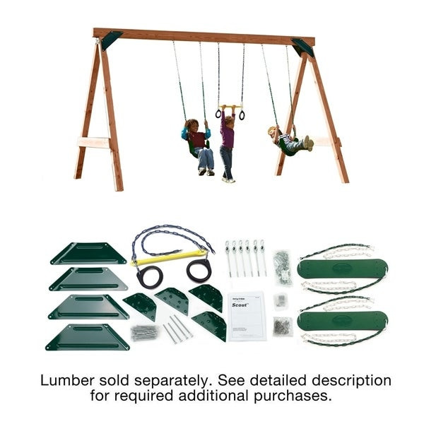 DIY Swing Sets Kits
 Shop Swing N Slide Scout Swing Set DIY Hardware Kit