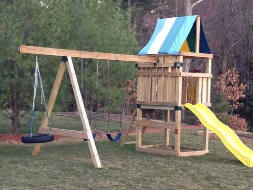 DIY Swing Sets Kits
 New Do It Yourself Swing Set Play Ground Parts Kit for