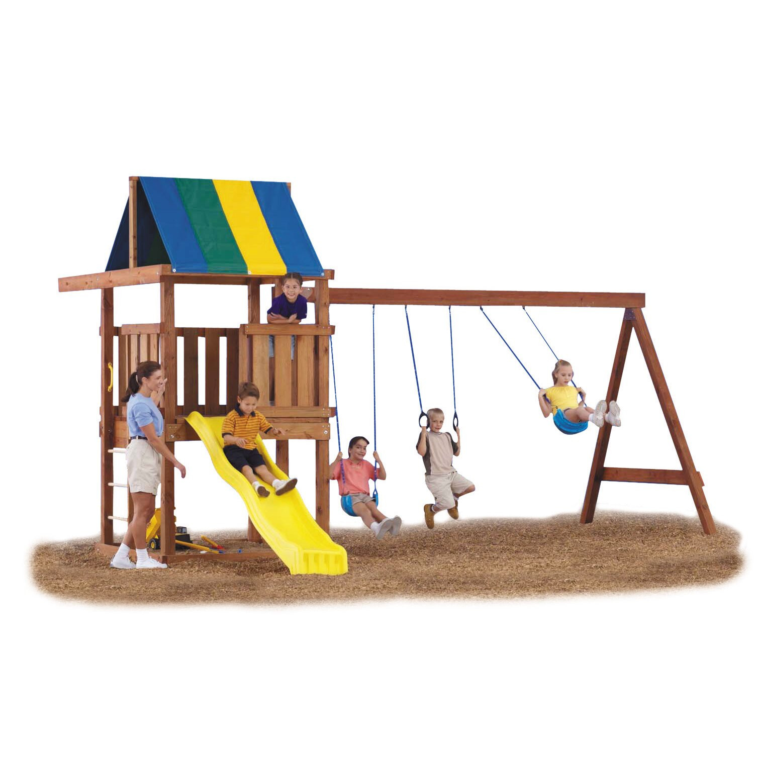 DIY Swing Sets Kits
 Swing n Slide Wrangler Custom DIY 12 Piece Swing Set