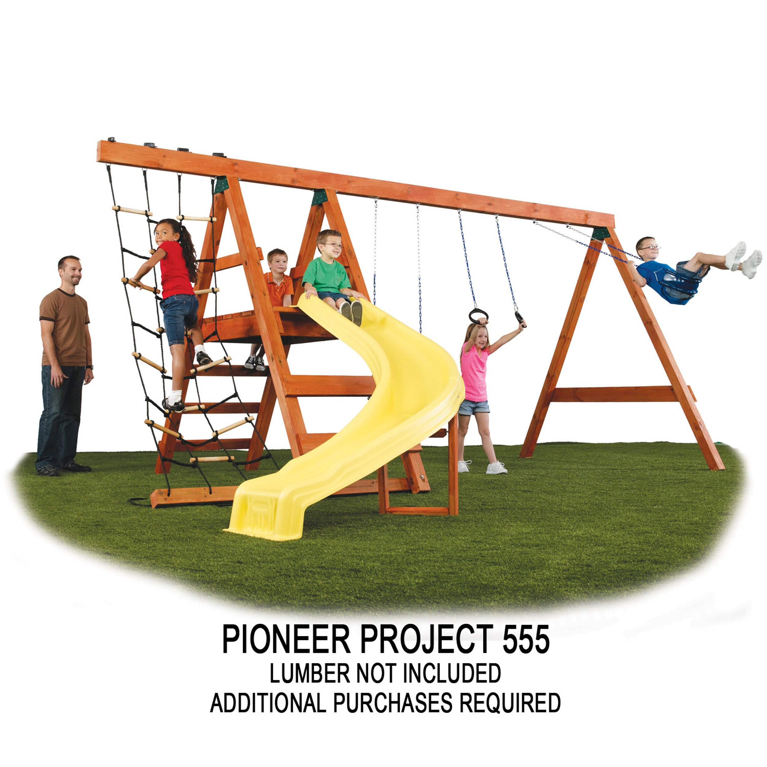 DIY Swing Sets Kits
 Swing n Slide Ready to Build Custom Pioneer DIY Swing Set