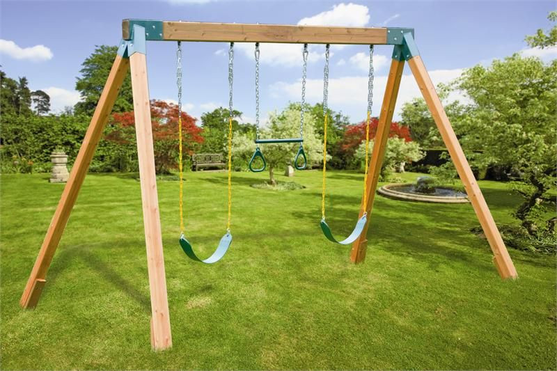 DIY Swing Sets Kits
 Classic A Frame Do It Yourself Cedar Swing Set Hardware