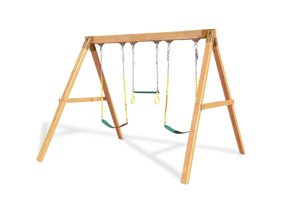 DIY Swing Sets Kits
 Free Standing Swing Beam with Swings DIY Kit
