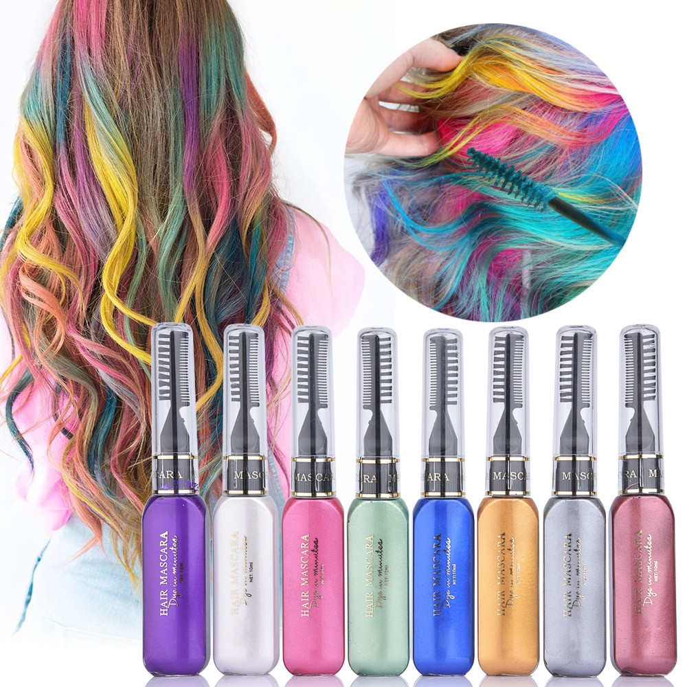 DIY Temporary Hair Dye
 8 Colors e Time Hair Color Hair Dye Temporary Non toxic