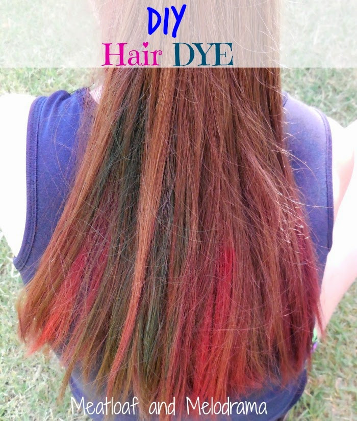 DIY Temporary Hair Dye
 DIY Temporary Hair Dye Meatloaf and Melodrama