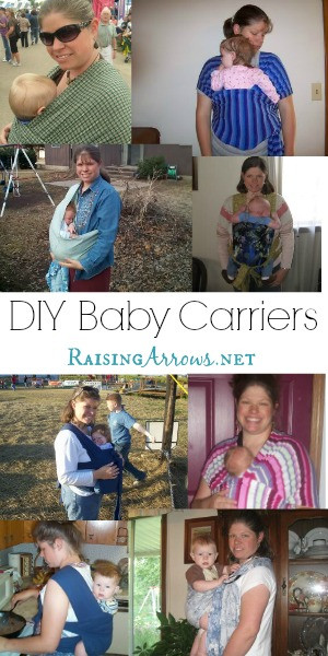 DIY Toddler Carrier
 Homemade Baby Carriers Raising Arrows