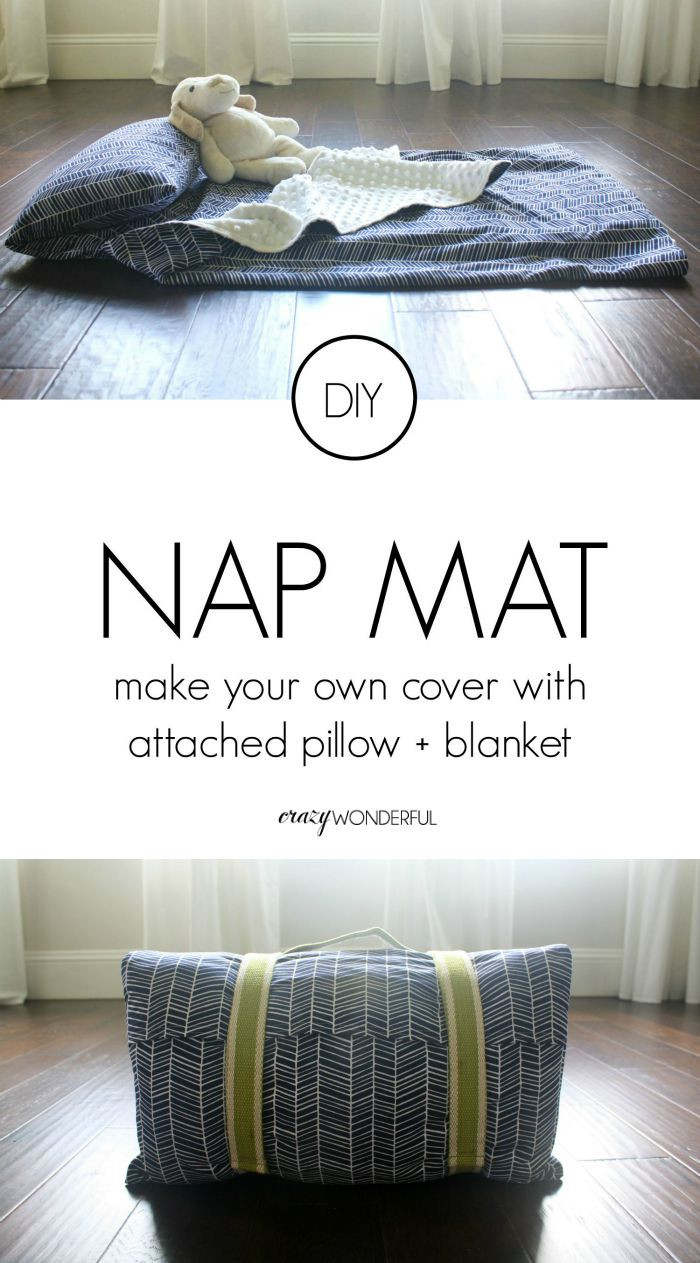 DIY Toddler Nap Mat
 DIY nap mat cover