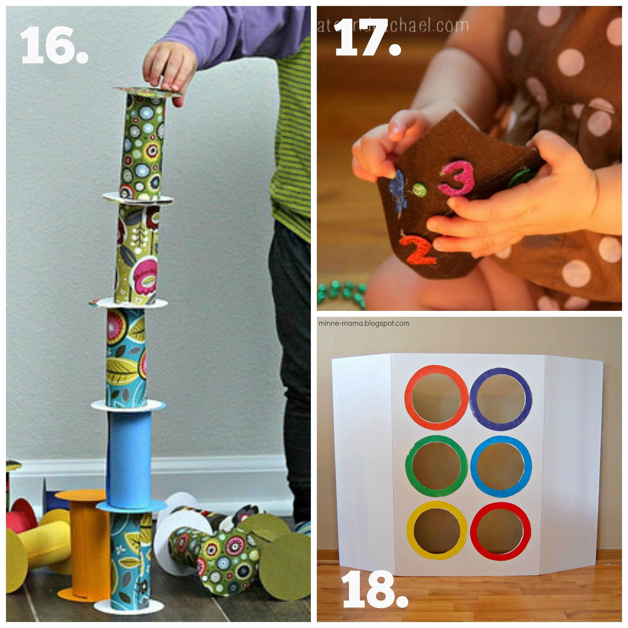 DIY Toddler Toy
 Recycled Play Series DIY Baby & Toddler Toys