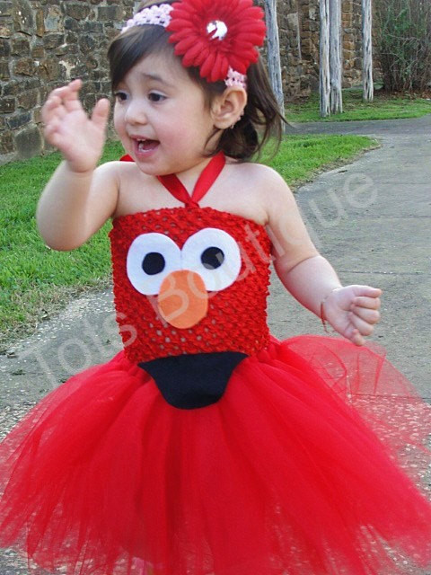 DIY Toddler Tutu
 Items similar to Toddler Elmo Inspired Tutu Dress on Etsy