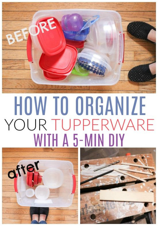 DIY Tupperware Organizer
 How to Organize your Tupperware with a Simple DIY DIY