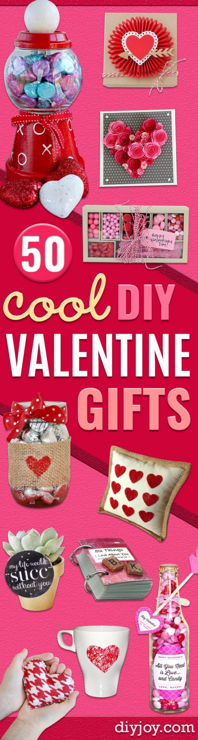 DIY Valentine Gifts For Girlfriend
 50 Cool and Easy DIY Valentine’s Day Gifts