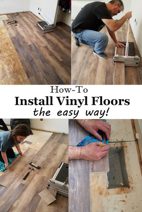 DIY Vinyl Plank Flooring
 Installing Vinyl Floors A Do It Yourself Guide