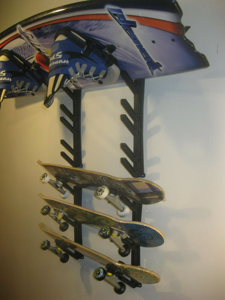 DIY Wakeboard Rack
 Ski snowboard skateboard wakeboard sport storage display