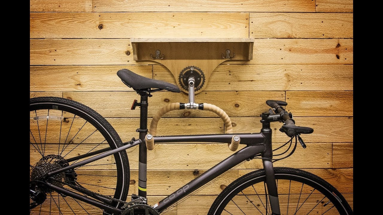 DIY Wall Bike Rack
 DIY Bike Rack