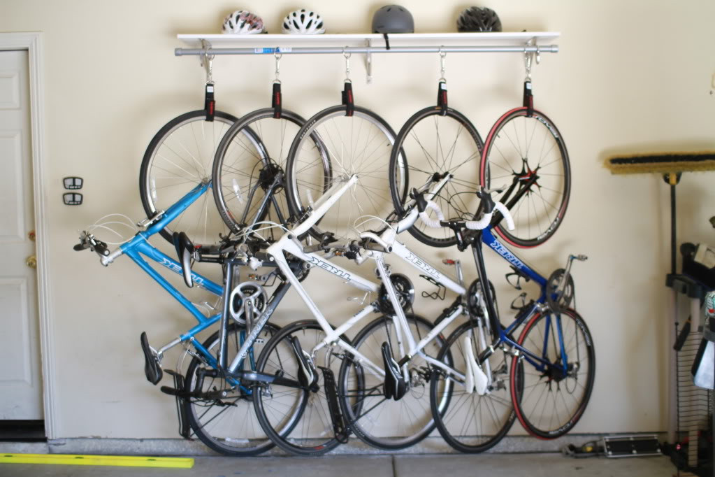 DIY Wall Bike Rack
 20 Garage Storage Ideas For A Neat Clutter Free Garage
