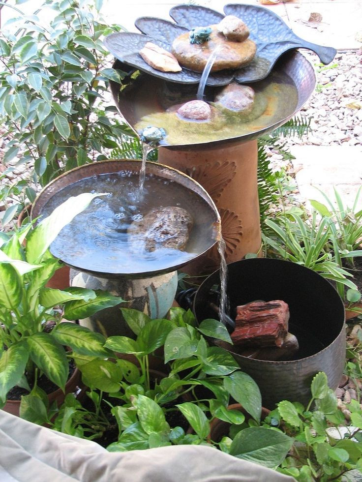 DIY Water Fountain Outdoor
 57 best DIY water fountain images on Pinterest