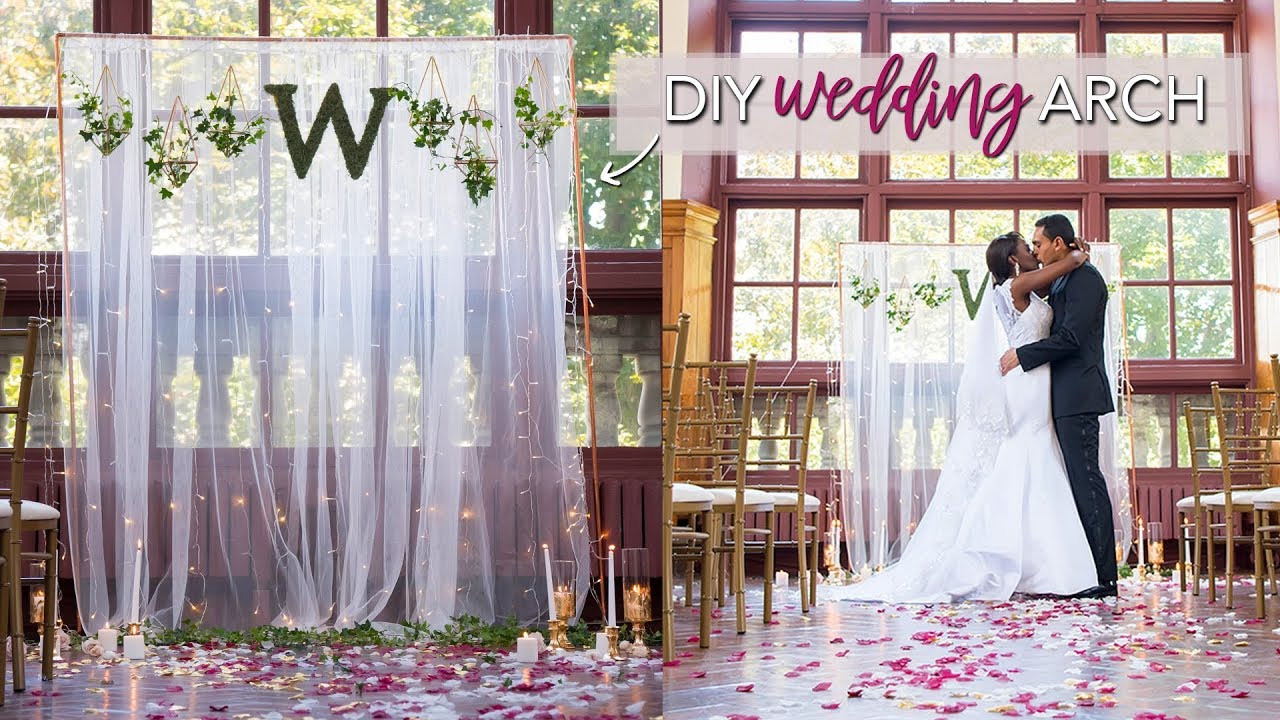 DIY Wedding Backdrop
 DIY Wedding Ceremony Backdrop EASY & No Tools Required