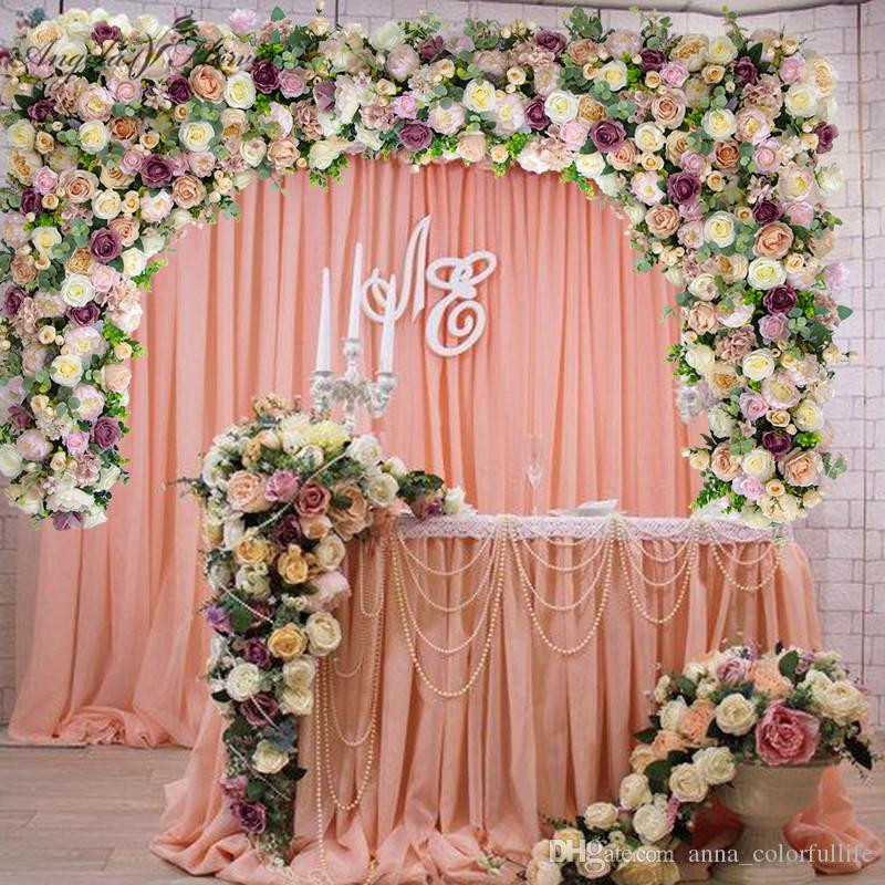 DIY Wedding Backdrop
 2019 Customize DIY Wedding Backdrop Decor Artificial