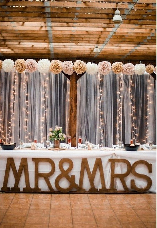 DIY Wedding Backdrop
 DIY Wedding Decoration Ideas That Would Make Your Big Day