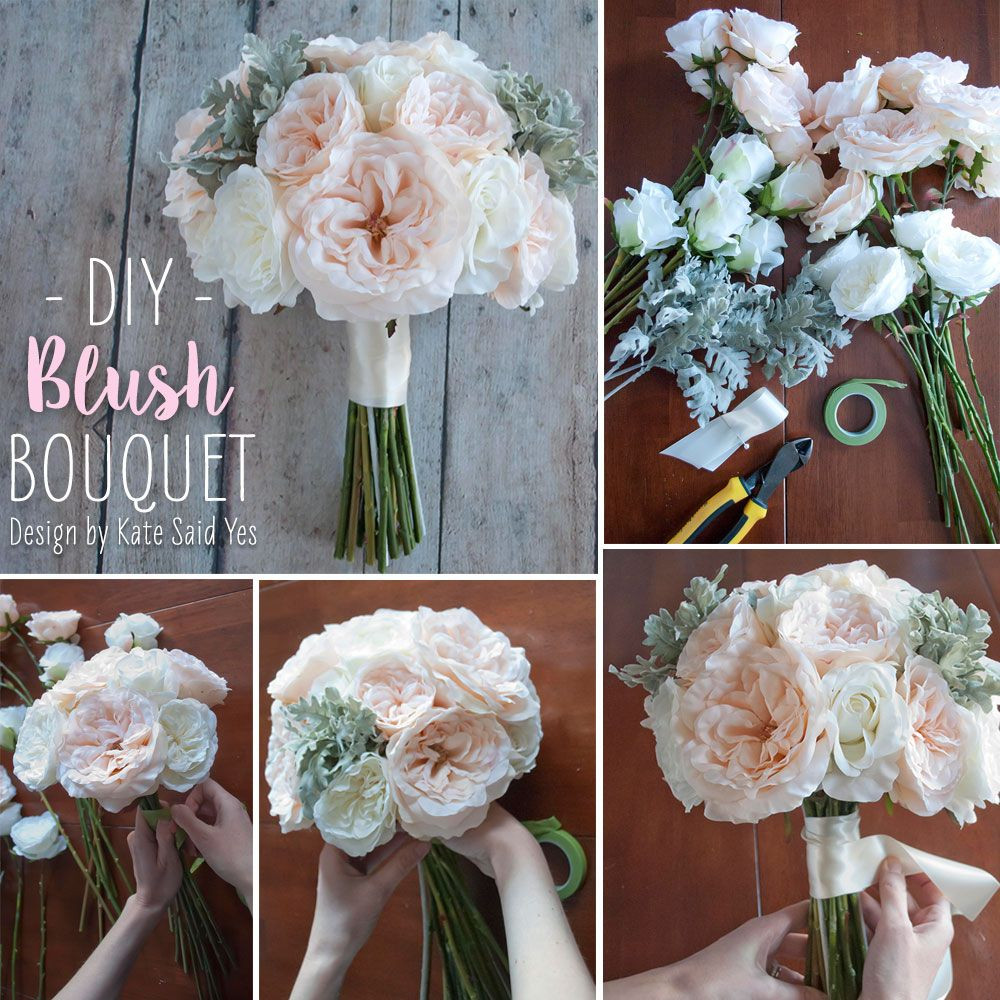 DIY Wedding Bouquet Silk Flowers
 Follow this simple DIY and make your own wedding bouquets