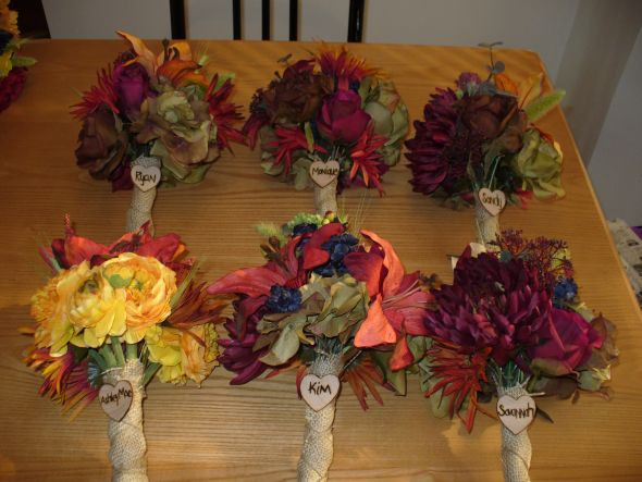 DIY Wedding Bouquet Silk Flowers
 DIY Silk Flower Bouquets Weddingbee