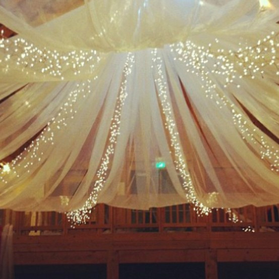 DIY Wedding Ceiling Decorations
 DIY Decor For Over Dance Floor