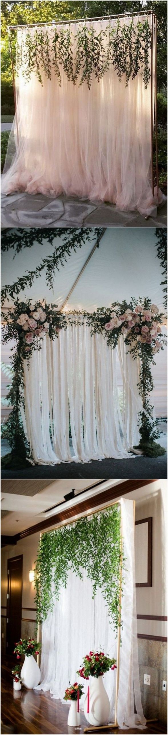 DIY Wedding Ceremony Backdrops
 Trending 15 Hottest Wedding Backdrop Ideas for Your