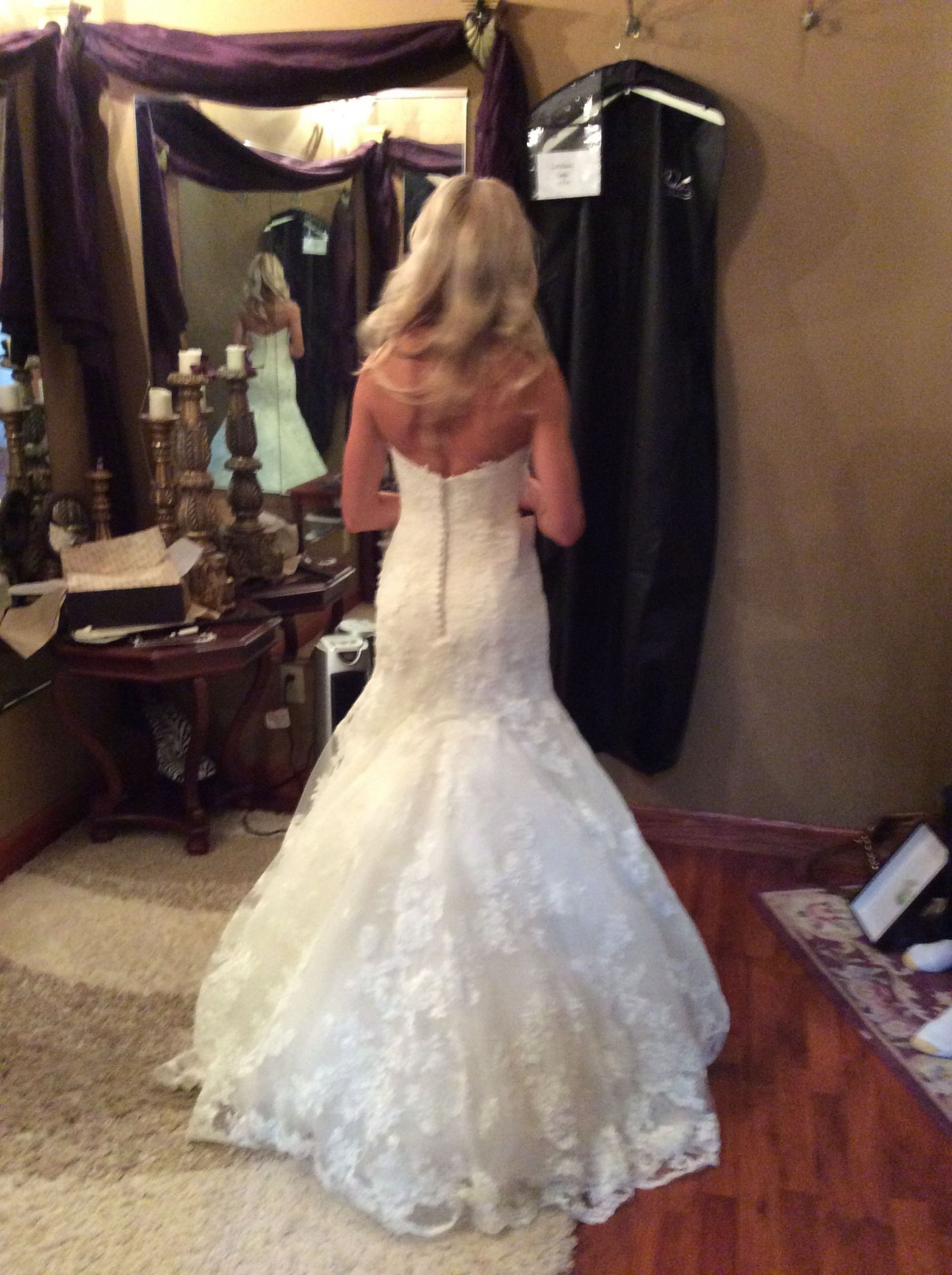 DIY Wedding Dress Bustle
 Over bustle