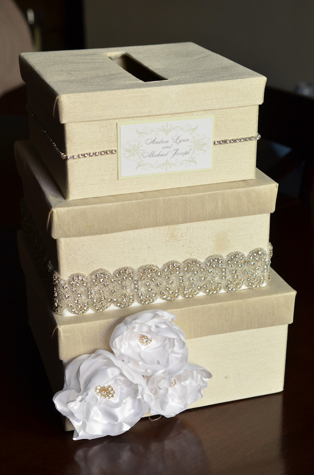 DIY Wedding Gift Card Box
 DIY Wedding Card Box Tutorial Andrea Lynn HANDMADE