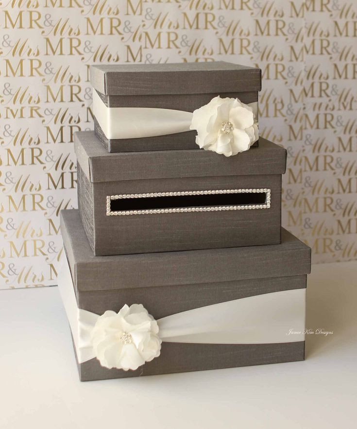 DIY Wedding Gift Card Box
 31 best Graduation Party Card Boxes images on Pinterest