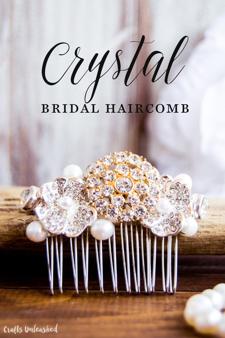 DIY Wedding Hair Combs
 DIY Bridal Crystal Hair b Step by Step Consumer Crafts