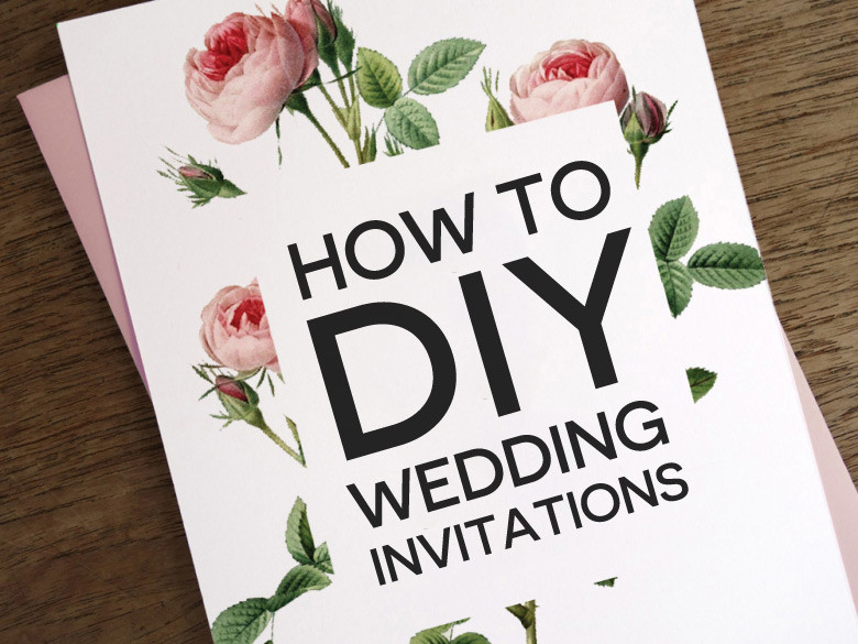 DIY Wedding Invite
 How To DIY Wedding Invitations