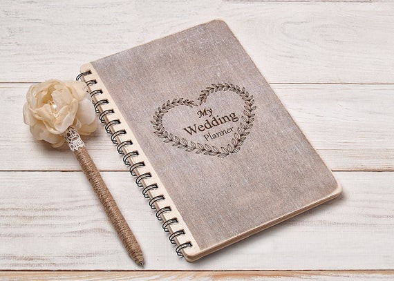 DIY Wedding Planner Book
 Wedding Planner Book Bride Notebook Wedding Planner