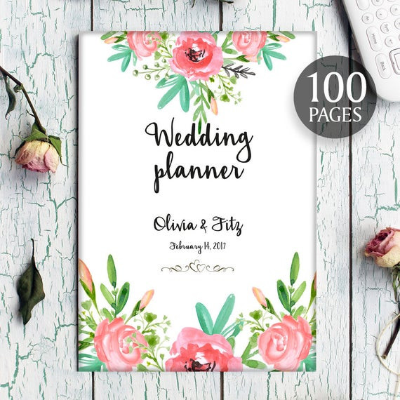 DIY Wedding Planner Book
 Bohemian wedding planner DIY wedding binder Wedding by