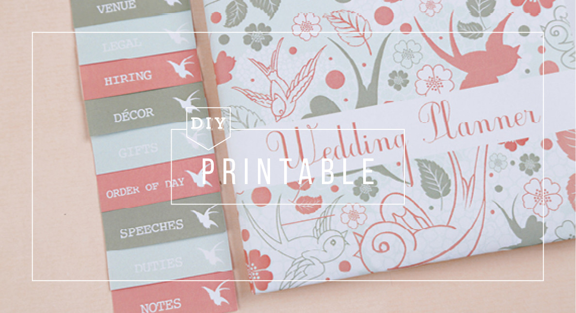 DIY Wedding Planner Printables
 Wedding Friends Simply Organized