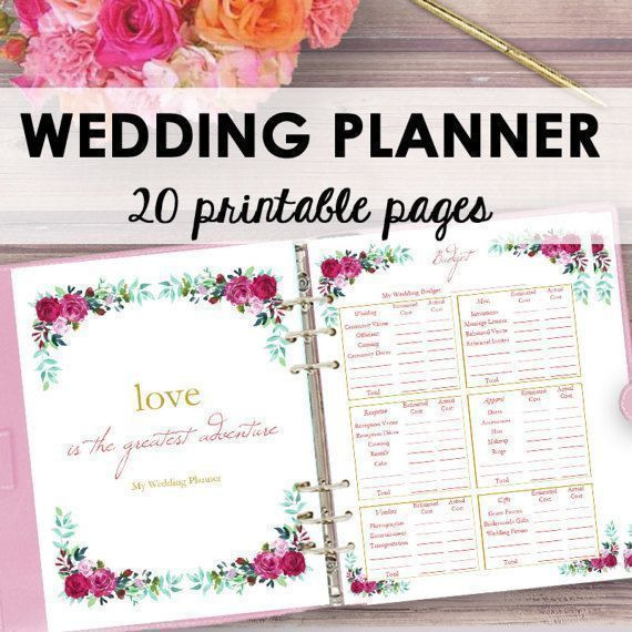 DIY Wedding Planner Printables
 Printable Wedding Planner Wedding Planner Printable Use