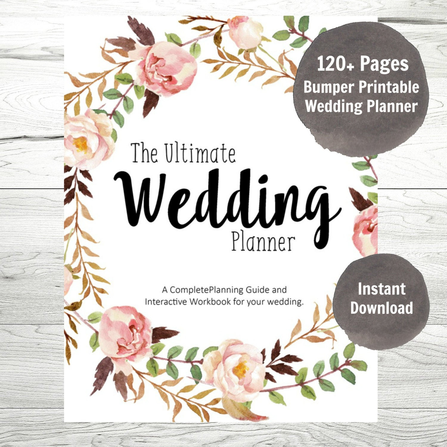 DIY Wedding Planning Binder
 Wedding Planner Printable Wedding Planner Wedding Binder