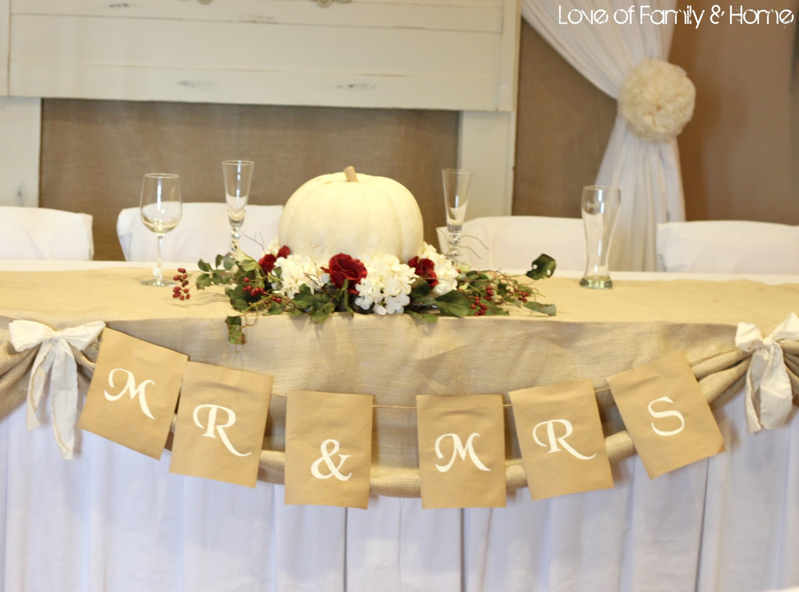 Diy Wedding Reception Decorations
 Do It Yourself Weddings Rustic White Featuring Fall