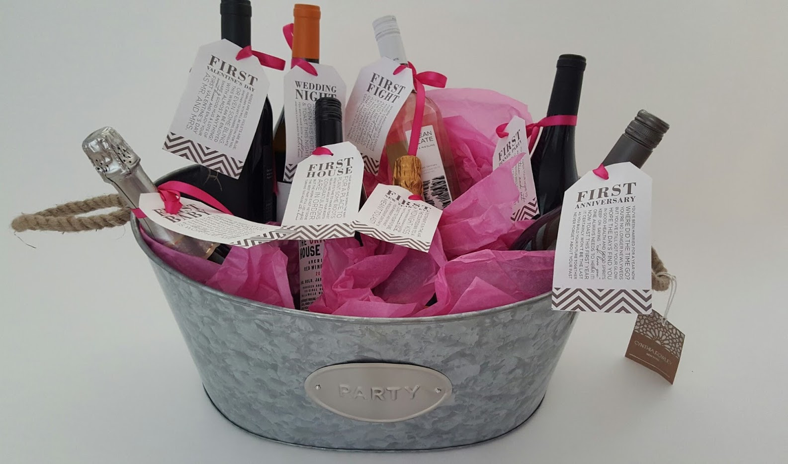 DIY Wedding Shower Gift
 Bridal Shower Gift DIY to Try A Basket of “Firsts” for