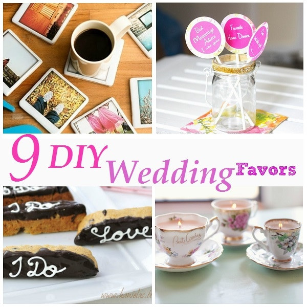DIY Wedding Supplies
 9 Creative & Memorable DIY Wedding Favors thegoodstuff
