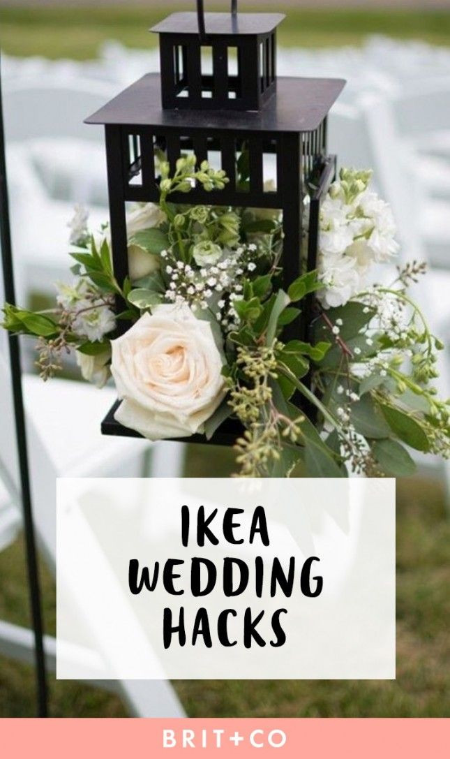 DIY Weddings On A Budget
 Bookmark this for fun cheap IKEA hacks to try for your