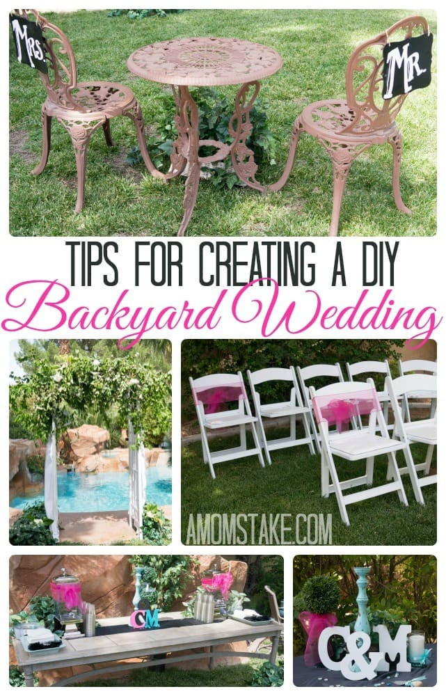DIY Weddings On A Budget
 Tips for a DIY Backyard Wedding A Mom s Take