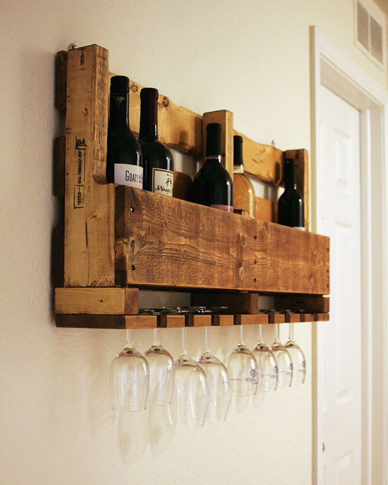 DIY Wine Rack Pallet
 DIY Wine Rack from a Pallet – And Possibly Dinosaurs